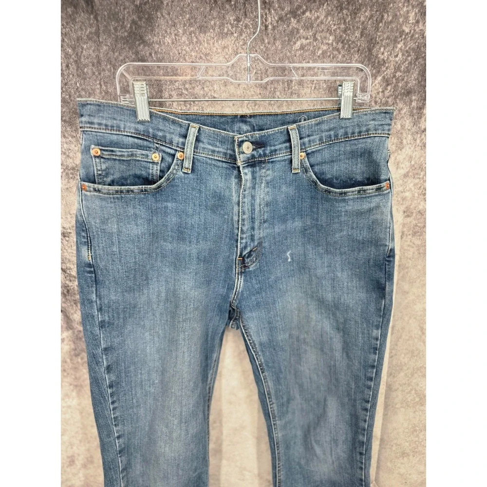 Levis‎ 541 Jeans Mens 33x30 Blue Slim Straight Medium Wash Mid Rise Cotton Blend